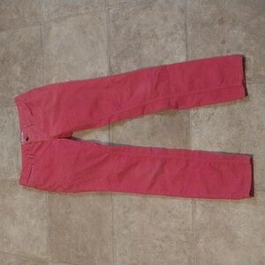 Free People Rose Pink Corduroy Straight Leg Pants Size 28